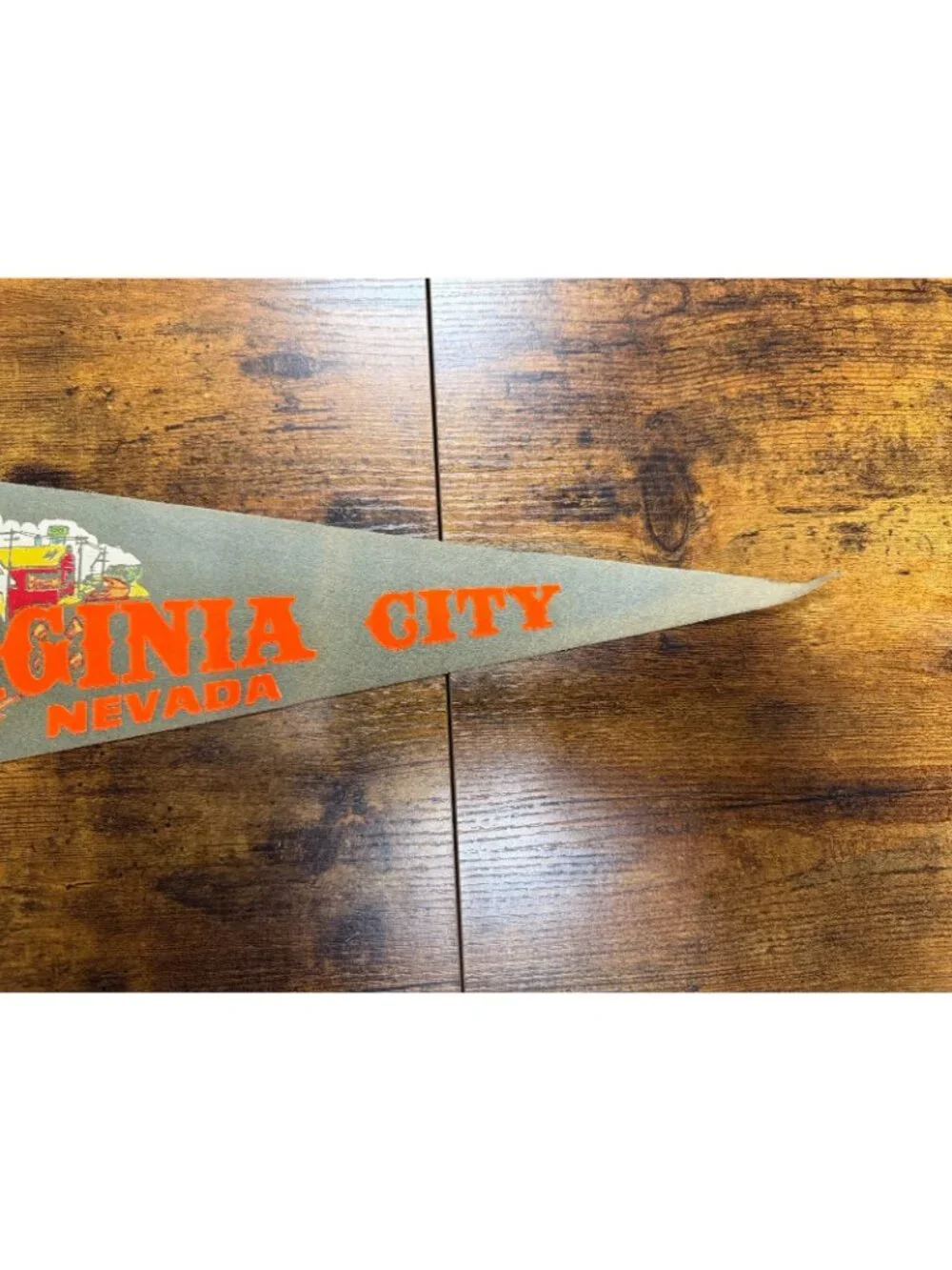 Vintage Virginia City, Nevada pennant